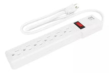 Multicontacto Sanelec 6 Contactos 2 Entradas Usb Interiores - Sanelec - vista lateral