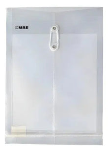 Sobre con hilo oficio vertical transparente / paq. con 12 pzas. MAE - Mae