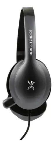 Kit Teclado Mouse Audifonos Diadema Microfono Perfect Choice - Perfect Choice