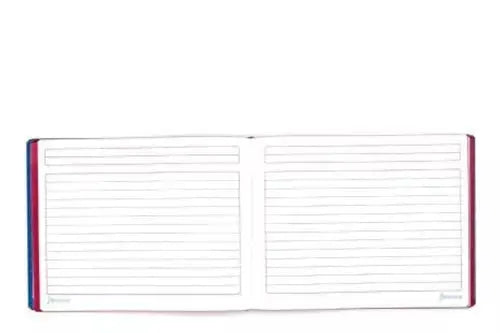 Cuaderno Forma Italiano 100 Hojas Norma Color Cosido Raya Rojo - Norma - vista lateral