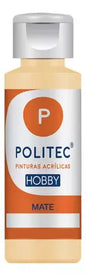 Pintura Acrilica Politec Hobby Tela 30ml Acaba Suave Crema - Politec