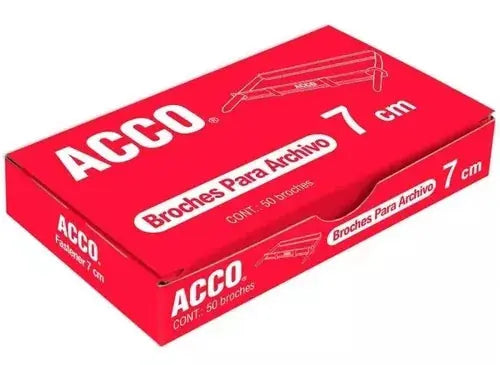Broche Acco No.7 Cms P1570 C/50 Broches - P1570 /vc Color Gris - ACCO