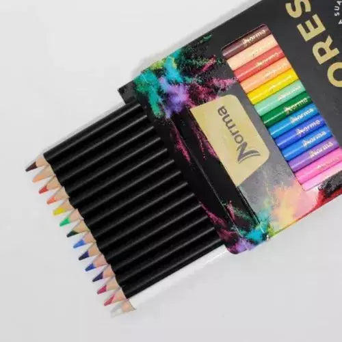 15 Lapices Colores Norma Intensos Linea Premium Punta 4mm - Norma - vista lateral