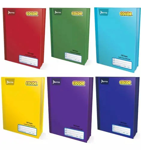 Libreta Cuaderno Profesional Cosido Norma 100hj Cuadro Chico - Norma - contenido