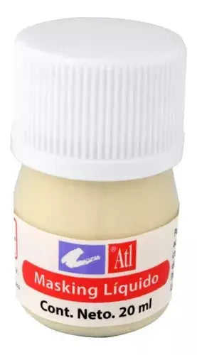 2 Masking Líquidos 20ml Atl Enmascarador Arte Pintura Rodin - Rodin - vista lateral
