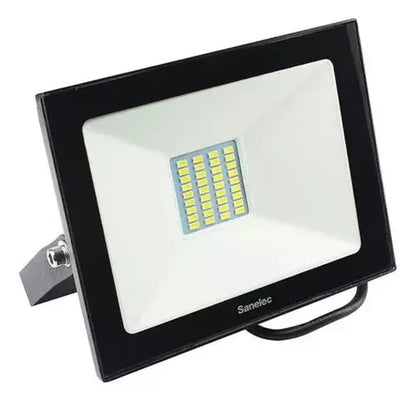Reflector Fijo Ultra Delgado Sanelec 30w Luz Fria Ip 65 - Sanelec