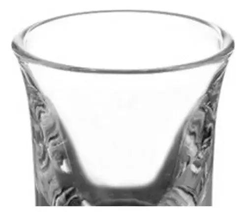 6 Vasos Tequileros Shot Conico 10ml Caballito Transparente - Vittori