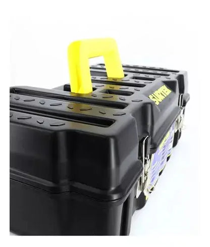 Caja Portaherramientas Surtek Plástica Negro 21" x 11" x 7" - Lock - detalle