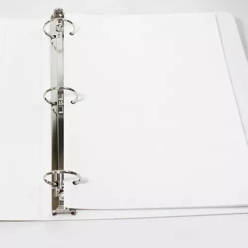 Carpeta Vinil Brillante Wilson Jones Blanca 0.5 Argolla O - Wilson Jones