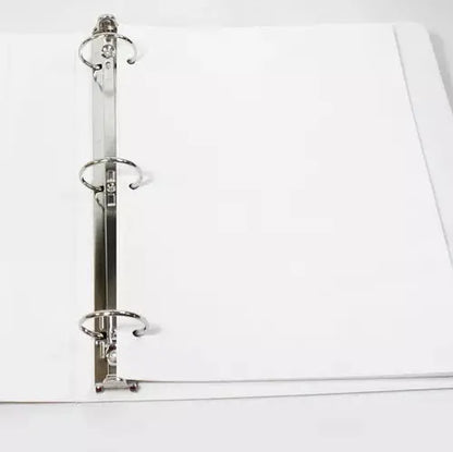 Carpeta Vinil Brillante Wilson Jones Blanca 0.5 Argolla O - Wilson Jones
