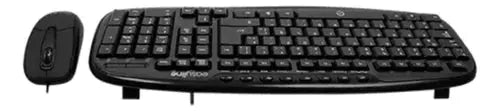 Kit Teclado Mouse Alambrico Easy Line Balance Color Negro - Easy Line - accesorios
