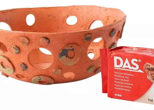 Pasta Masa Das Terracota Para Modelar Cerámica Fría 500g - Terra - vista lateral