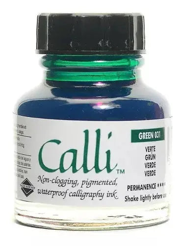 Tinta Acrílica Caligrafía Calli Ink Daler 29ml Escoge Color Verde - Dixon Arte