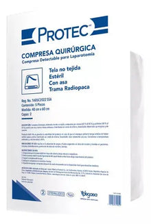 Compresa Esteril Protec Tela No Tejida Gasa Quirurgica - Dogotuls - vista lateral