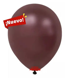 50pz Globos Payaso Vintage N°9 Decoracion Retro Malva - GLOBO PAYASO - empaque