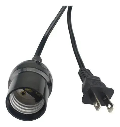 Extensión doméstica c/portalám para 3 m negra 2x18 Sanelec - Sanelec - vista lateral