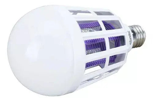 Foco Led Sanelec Mata Insectos 15w Luz Fria Base E27 Eco - Sanelec - vista lateral