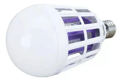 Foco Led Sanelec Mata Insectos 15w Luz Fria Base E27 Eco - Sanelec - vista lateral