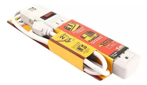 Multicontacto Sanelec 6 Contactos 2 Entradas Usb Interiores - Sanelec - detalle