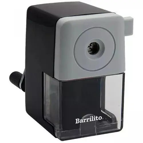 Sacapuntas Barrilito Semiautomatico Manual Color Negro - Barrilito