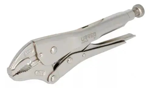 4 Piezas Pinzas Presion Urrea Acero Color Plateado - Lock - vista lateral