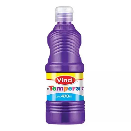 Pintura Tempera Lavable Cartel Vinci 473ml Elegir Color Violeta - Vinci