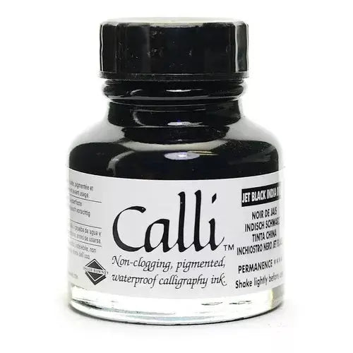 Tinta Acrílica Caligrafía Calli Ink Daler 29ml Escoge Color Negro - Dixon Arte