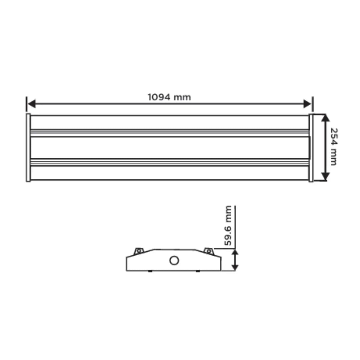 Luminario High Bay LED Argos 200Wm 120-277 V 3 PZ - Argos - empaque