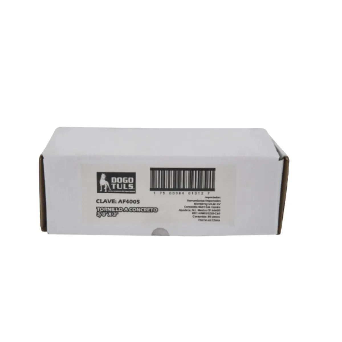 CAJA 80 PZ TORNILLO CONCRETO USO PESADO 3/8" x 3" - Dogotuls