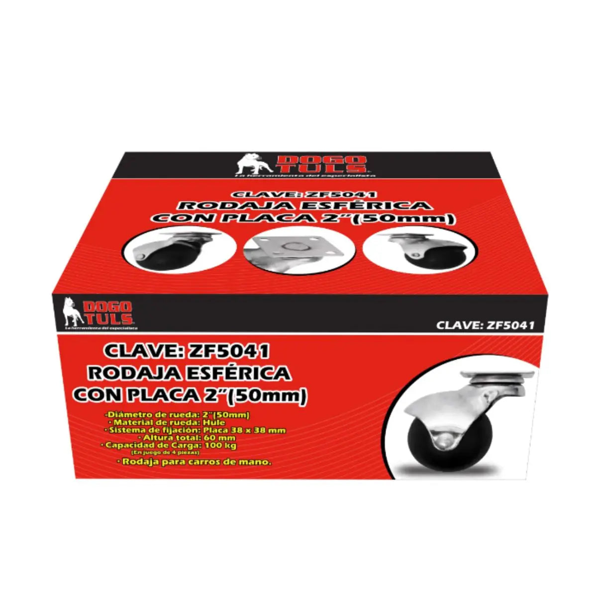 Rodaja Esferica Dogotuls Placa 50mm - Dogotuls