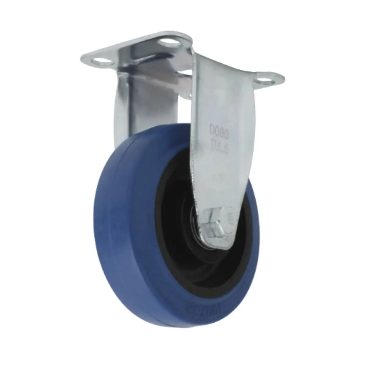 RODAJA GOMA ELASTICA AZUL FIJA 5" - Dogotuls - vista lateral