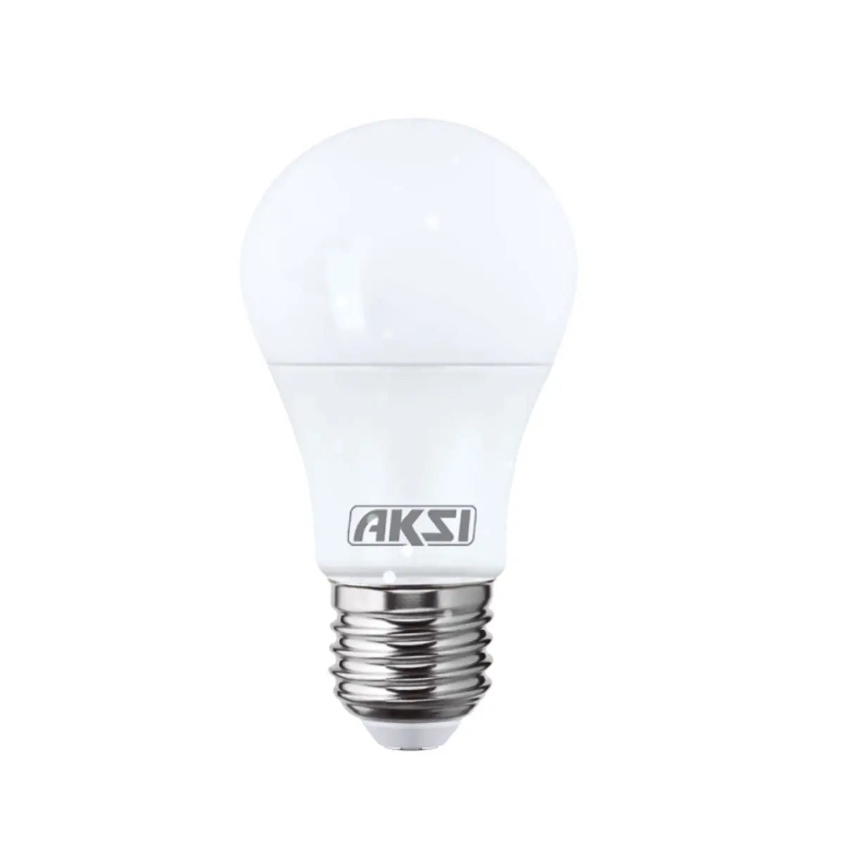 Foco LED A19 5W luz blanca, caja color Aksi - Aksi