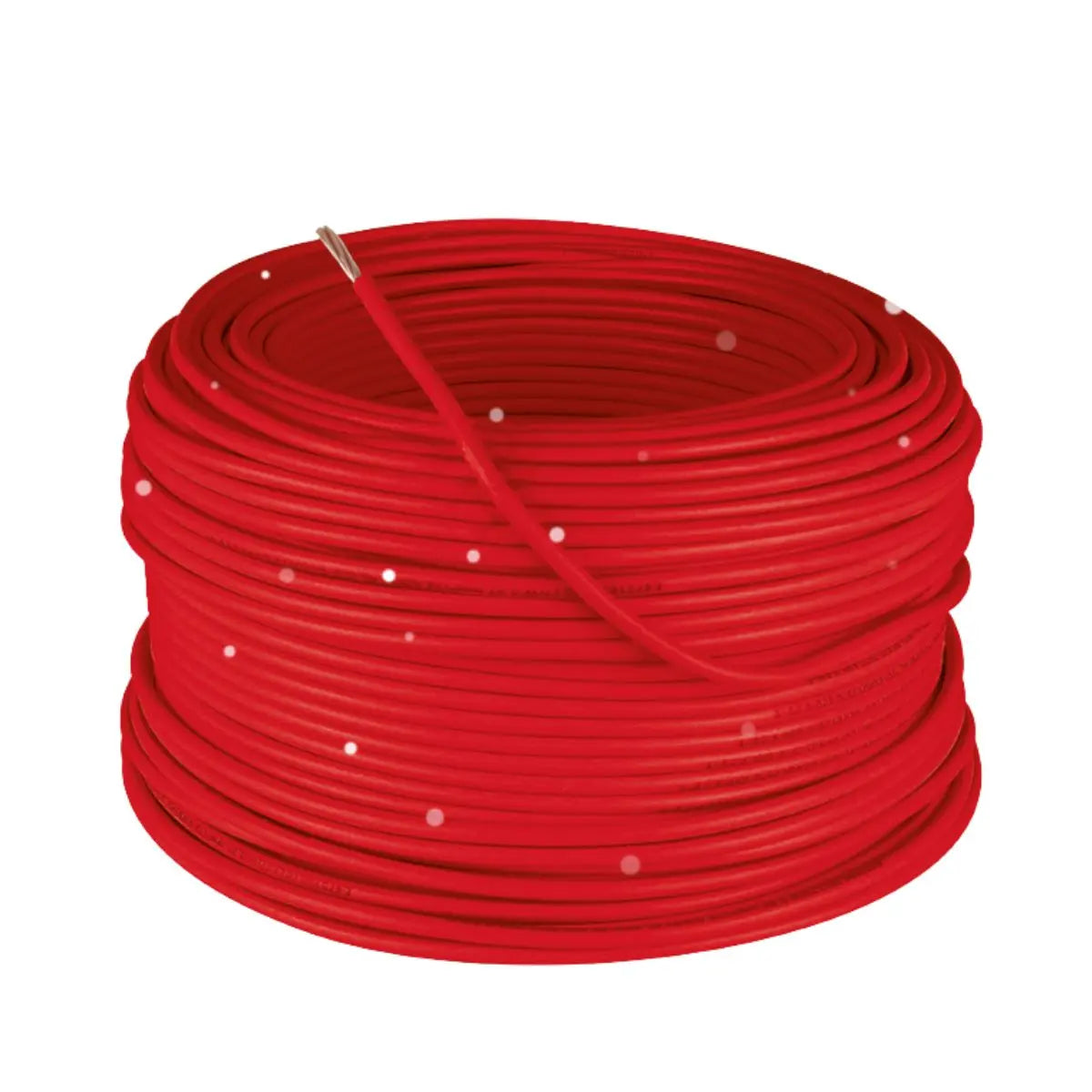 Cable THW CCA UL Cal. 12 rojo, rollo de 100 mts Aksi - Aksi