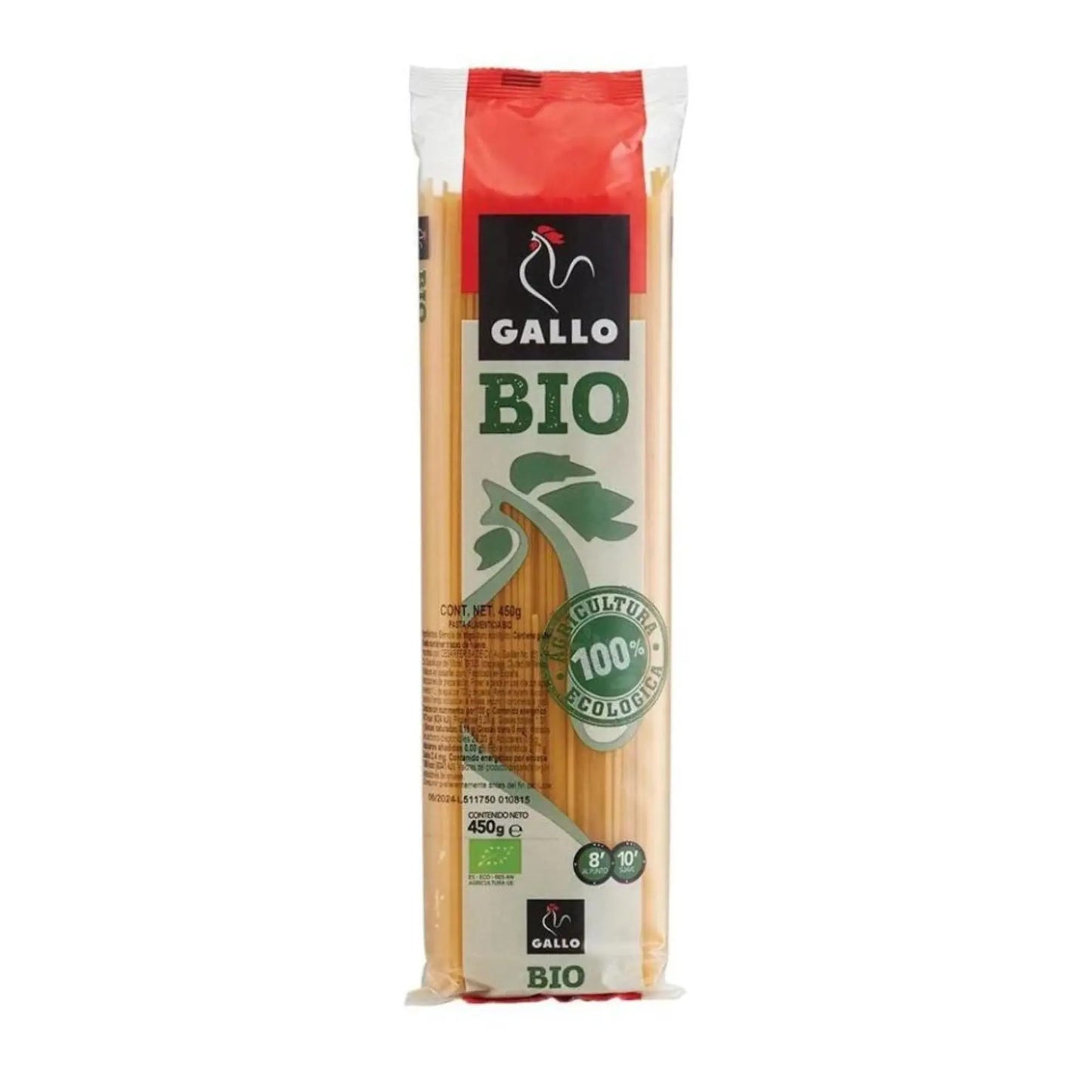 Spaghetti Bio 450g - Cesarfer - vista lateral