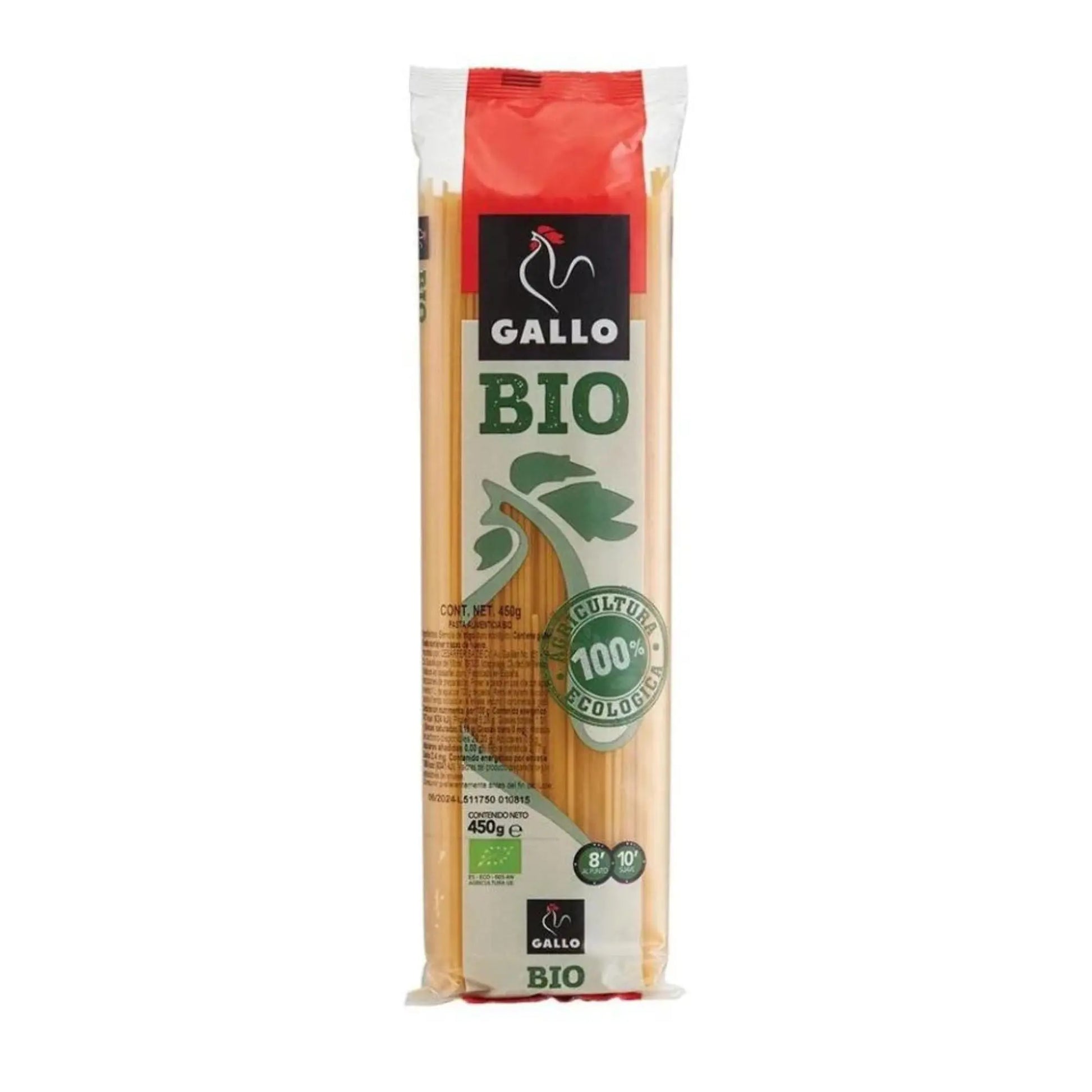Spaghetti Bio 450g - Cesarfer - vista lateral