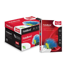 Caja con 5000 Hojas Papel Fotobond Scribe Blanco Carta Impresión - Scribe - vista lateral