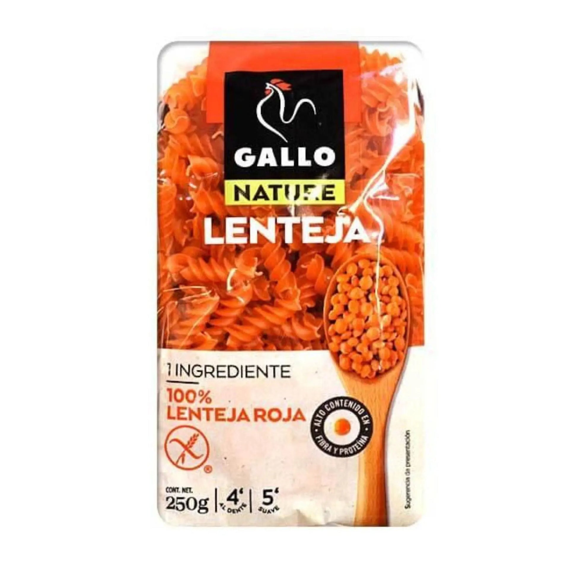 Nature Helice Lenteja 250g - Cesarfer - vista lateral