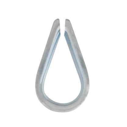 CUELLO GALVANIZADO 3/8" P/CABLE DE ACERO - Sanhome - vista lateral