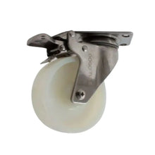 RODAJA ACERO INOX NYLON GIRA Y FRENO 4" - Dogotuls - vista lateral