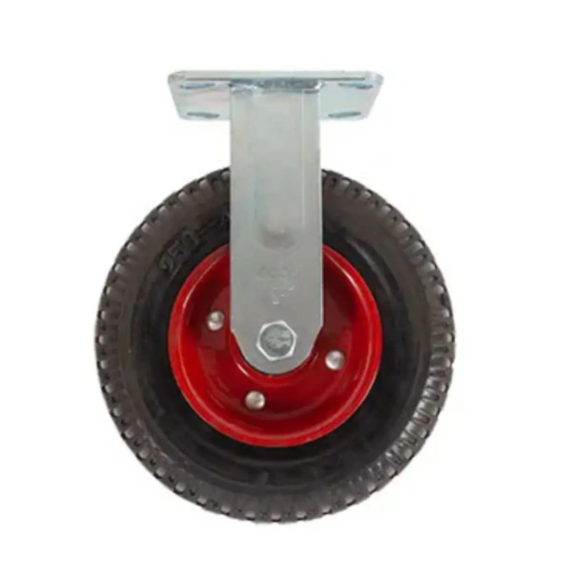 RODAJA DE HULE SÓLIDO FIJA 8" - Dogotuls - vista lateral
