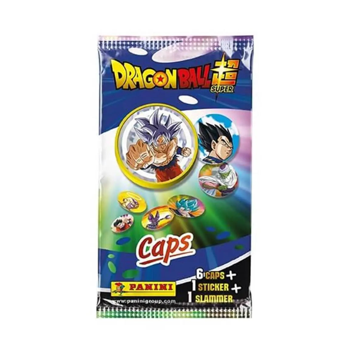 Dragon Ball Super Caps Panini Blister 2 Sobres Tazos - Panini - vista lateral