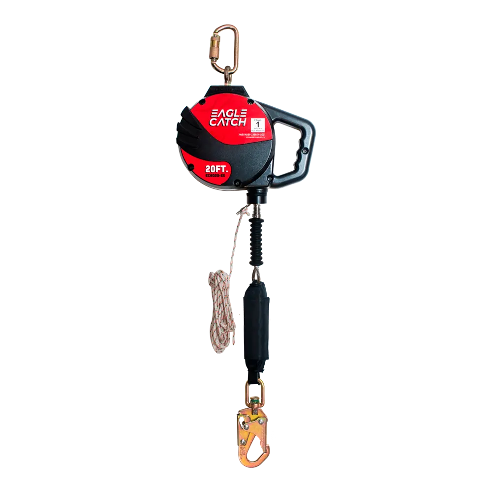 Linea Vida Cuerda Retractil Arnes 2.1m 140kg Golden Eagle - Golden Eagle