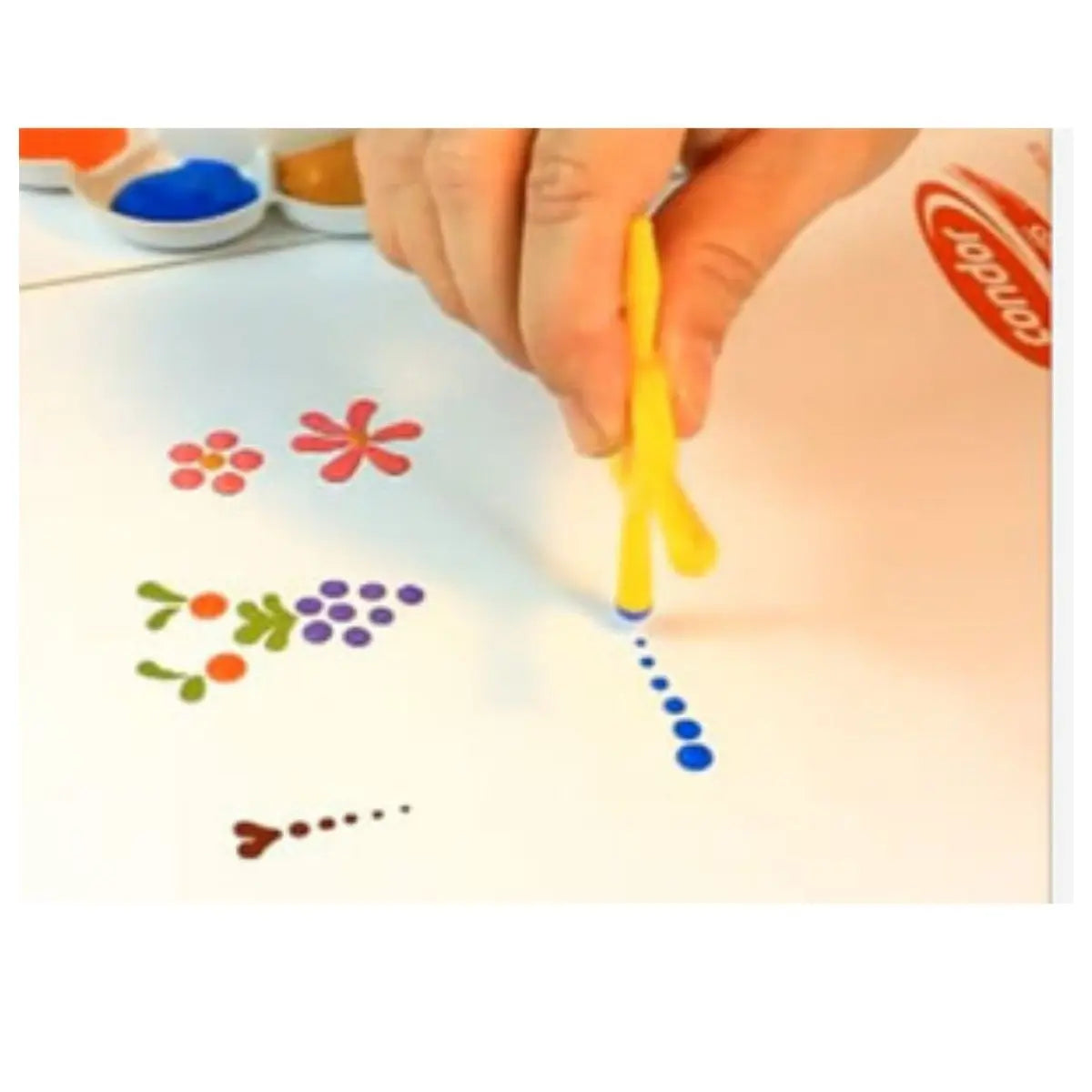 Pinta Bolitas Juego 2 Pz Roel De 4 Puntas - Roel - vista lateral