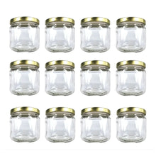 Caja con 12 JAR Envase  300ml 12oz Tapa Oro - Distenvases