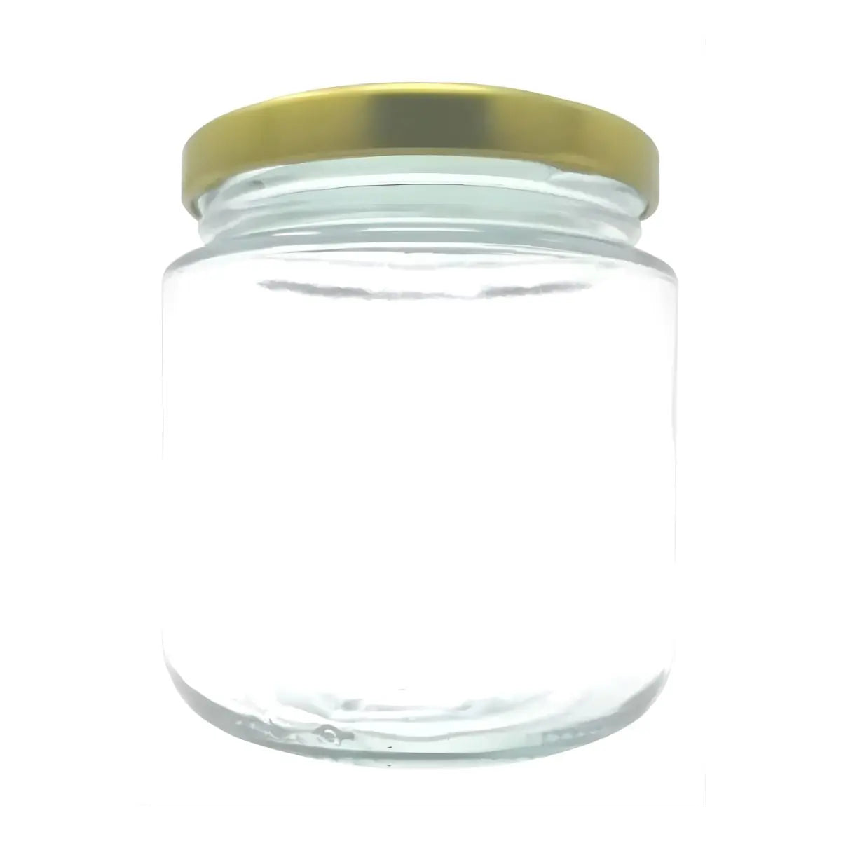 Caja con 12 JAR Envase  300ml 12oz Tapa Oro - Distenvases - detalle