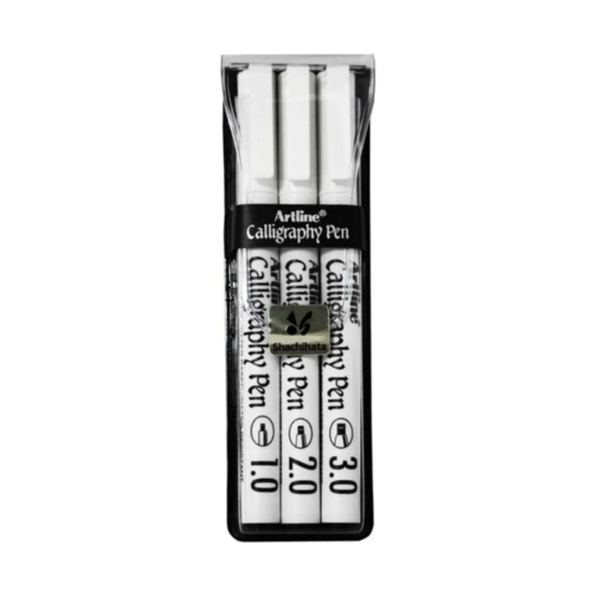 3 marcadores caligrafÃ­a (1,2 y 3 mm) negro Artline - Mae
