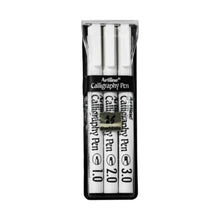 3 marcadores caligrafÃ­a (1,2 y 3 mm) negro Artline - Mae