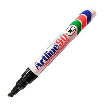 Marcador Permanente Negro 5 Mm Punta Cincel ARTLINE - Mae