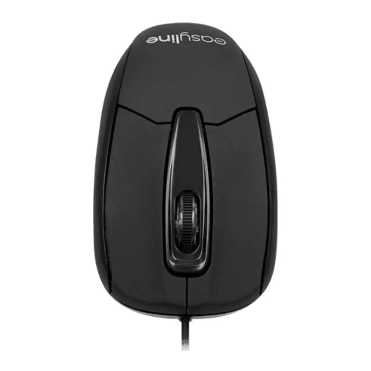 Mouse Optico Alambrico Easy Line Usb 1000 Dpi Negro - Easy Line - vista lateral