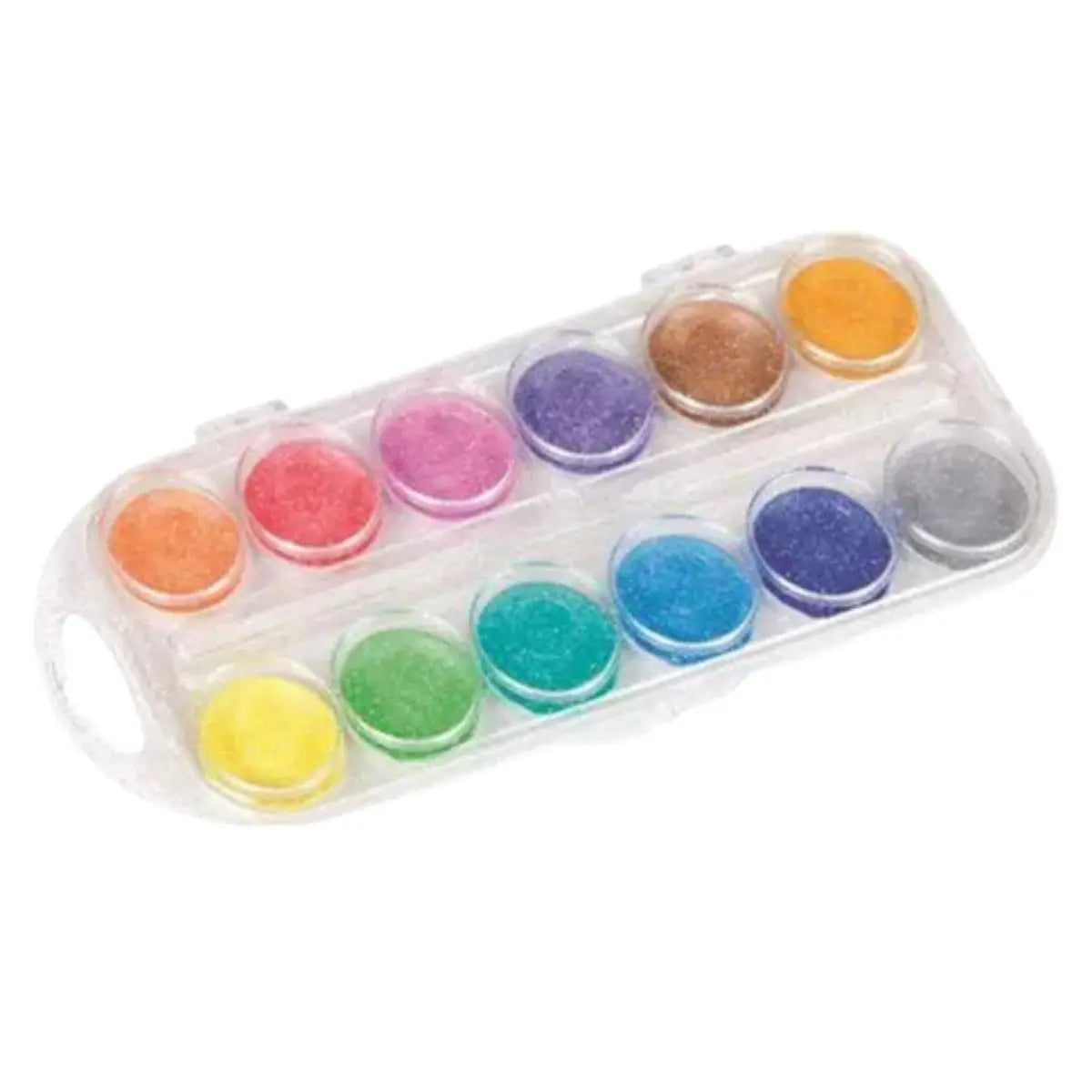 Estuche Acuarela 12 Pastillas Italianas Roel Efecto Aperlada - Roel - vista lateral